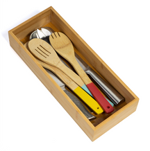 Cookinglife Besteckeinsatz - Bambus - 38 x 15 x 7 cm