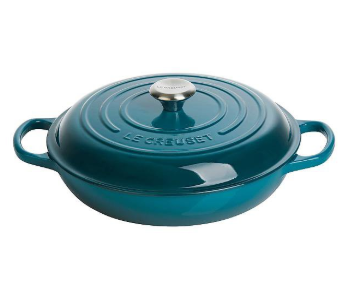 Le Creuset Bräter Campagnard Signature Deep Teal - ø 30 cm / 3.5 liter