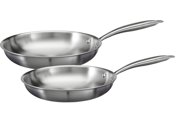 Cookinglife Bratpfannenset Superior Ø 24 und 28 cm – geeignet für alle Wärmequellen – ohne Antihaftbeschichtung