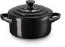 Le Creuset Servierpfanne / Mini-Bratpfanne - Signature - Ebenholzschwarz - ø 10 cm / 250 ml