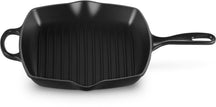 Le Creuset Grillpfanne Signature Matte Schwarz - 26 x 26 cm - Emaillierte Antihaftbeschichtung