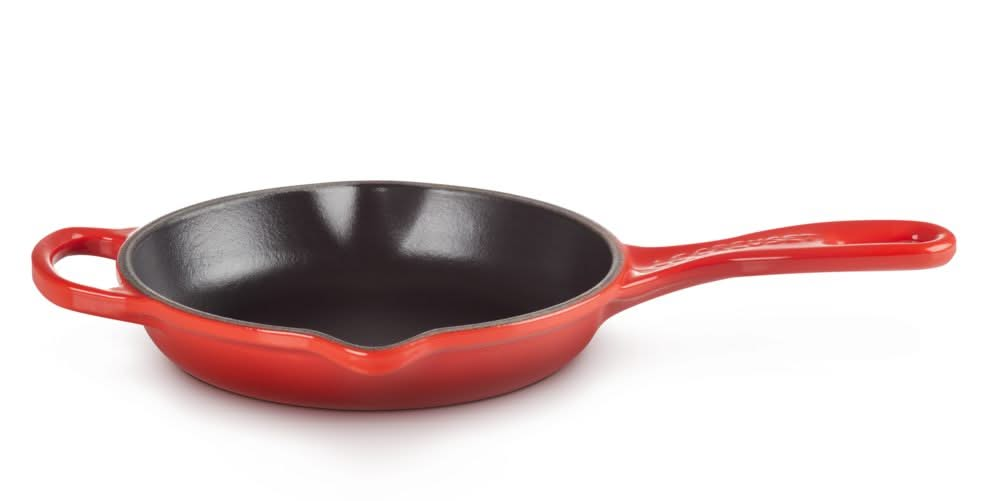 Le Creuset Bratpfanne Signature Kirschrot - ø 16 cm - Emaillierte Antihaftbeschichtung