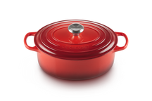 Le Creuset Bräter Oval Signature Kirschrot - ø 29 cm / 4.7 liter