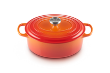 Le Creuset Bräter Oval Signature Ofenrot - ø 29 cm / 4.7 liter