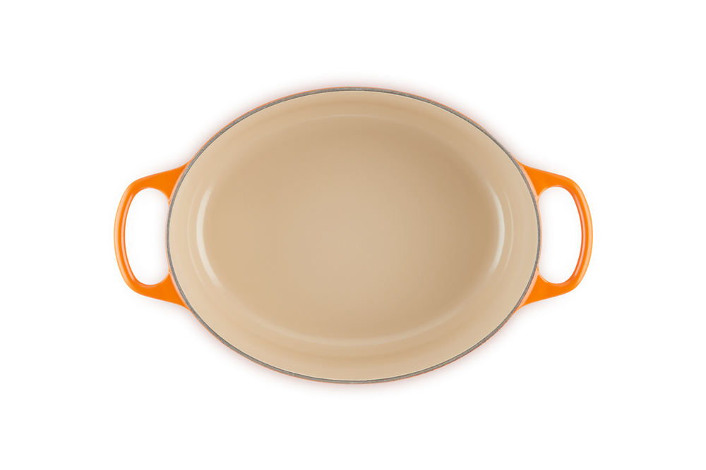 Le Creuset Bräter Oval Signature Ofenrot - ø 29 cm / 4.7 liter