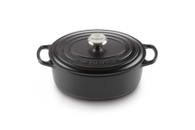 Le Creuset Bräter Oval Signature Matt Schwarz - ø 29 cm / 4.7 liter