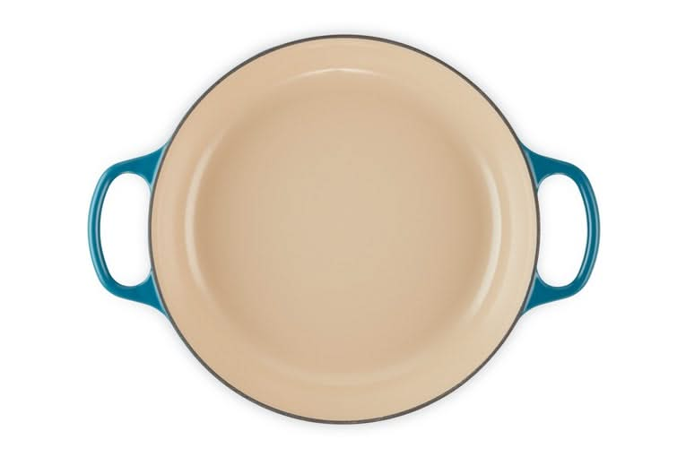 Le Creuset Bräter Campagnard Signature Deep Teal - ø 30 cm / 3.5 liter