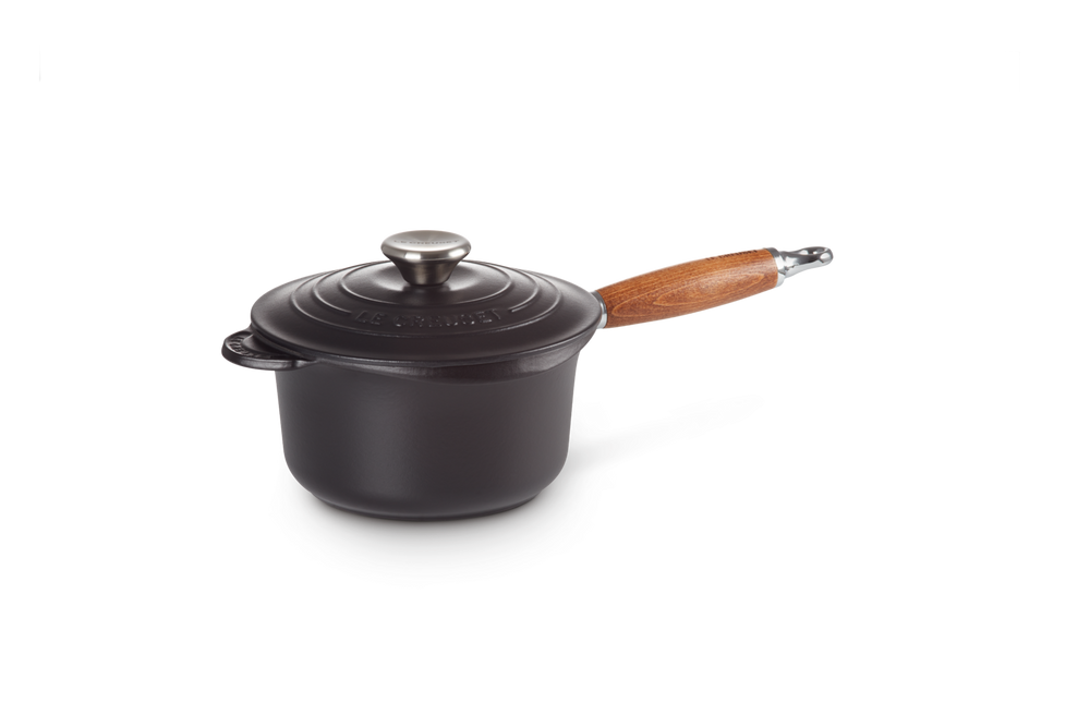 Le Creuset Kochtopf - mit Deckel - Tradition - Matt Schwarz - ø 18 cm / 1.8 Liter