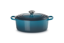 Le Creuset Bräter Oval Signature Deep Teal - ø 29 cm / 4.7 liter