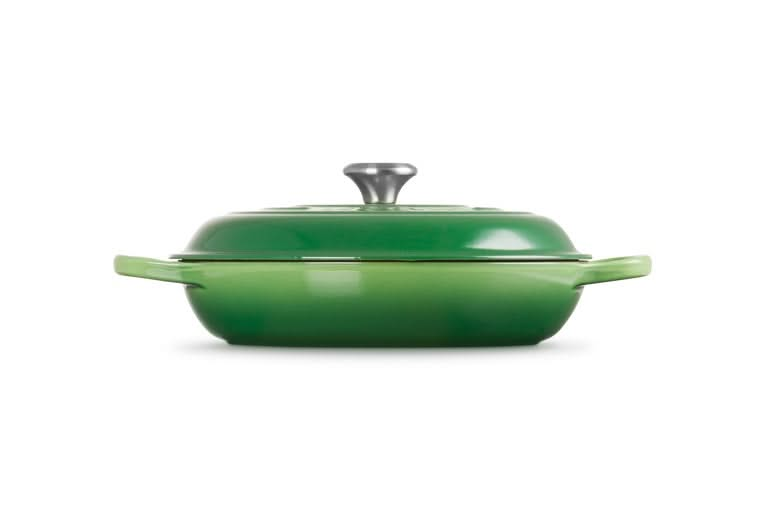 Le Creuset Bräter Campagnard Signature Bambus - ø 30 cm / 3.5 liter