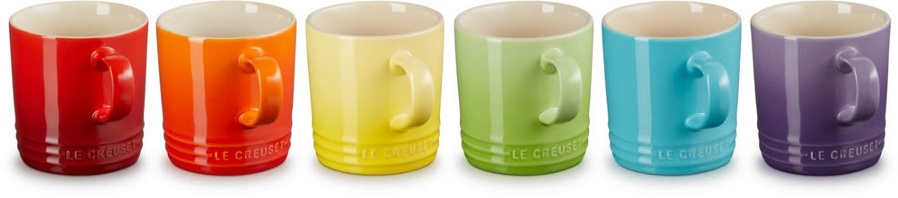 Le Creuset Becher Rainbow 350 ml - 6 Stücke