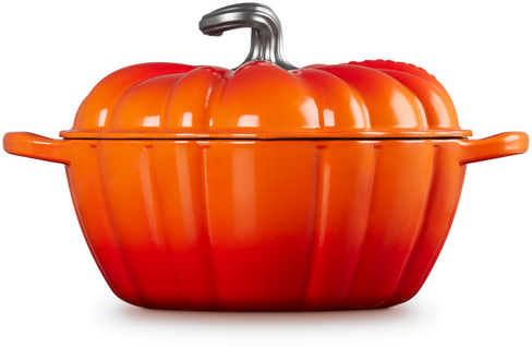 Le Creuset Casserole Signature - Kürbis - Orangerot - ø 24 cm / 3,7 Liter