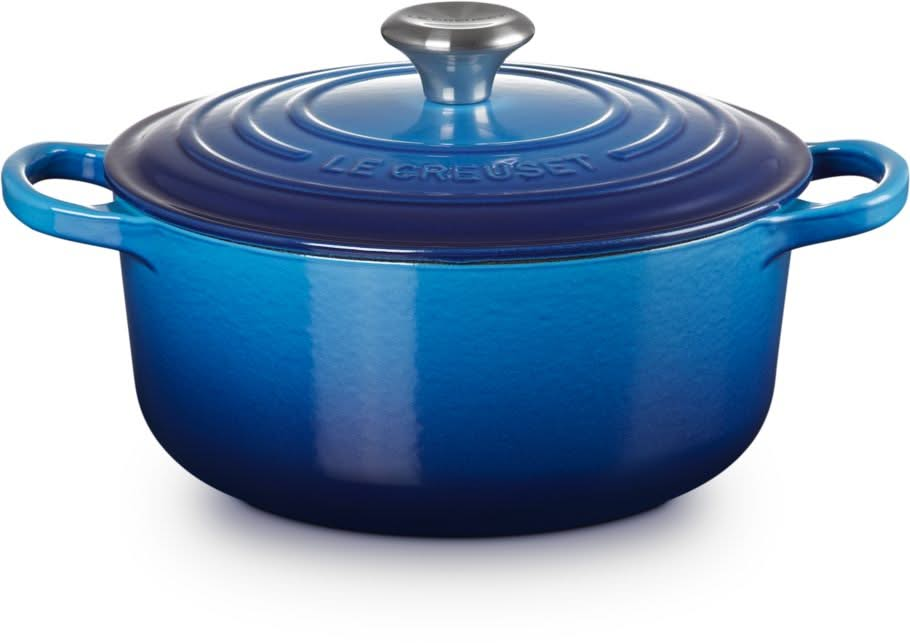 Le Creuset Bräter Signature Azure - ø 20 cm / 2.4 liter