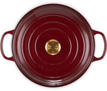 Le Creuset Bräter Signature – Campagnard – Garnet – ø 30 cm / 3.5 Liter