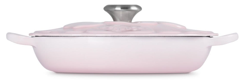 Le Creuset Bräter Signature – Campagnard Bloesem – Shell Pink – ø 26 cm / 2,2 Liter