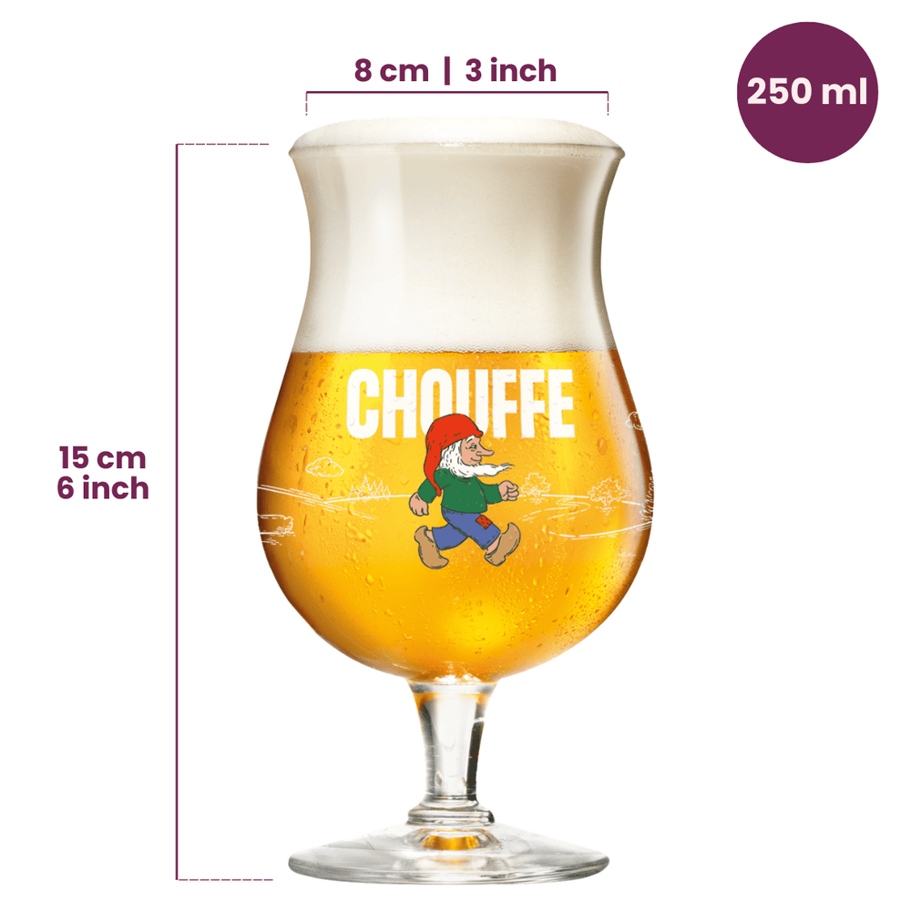 La Chouffe Biergläser 250 ml - 2 Stück
