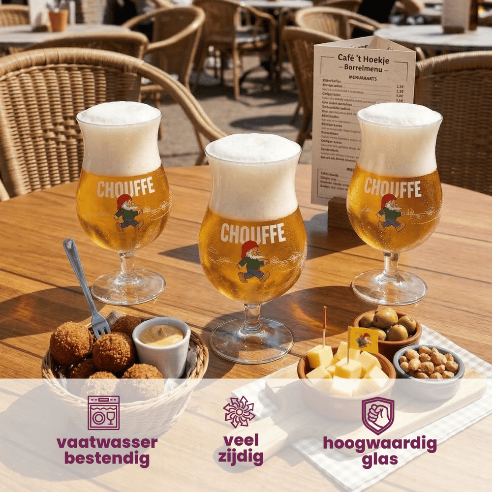 La Chouffe Biergläser 250 ml - 2 Stück