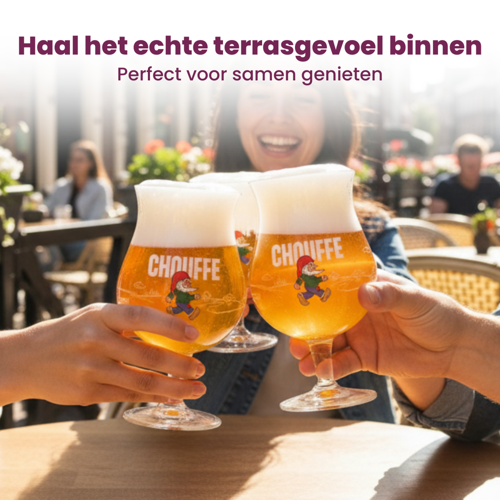 La Chouffe Biergläser 250 ml - 2 Stück