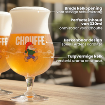 La Chouffe Biergläser 250 ml - 2 Stück