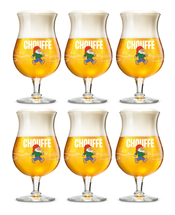 La Chouffe Biergläser 250 ml - 6 Stück