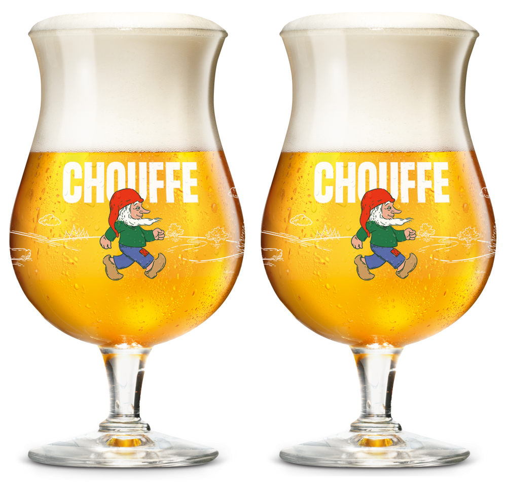 La Chouffe Biergläser - 330 ml - 2er-Pack