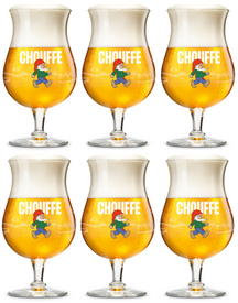 La Chouffe Biergläser 330 ml - 6 Stück