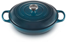 Le Creuset Bräter Campagnard Signature Deep Teal - ø 30 cm / 3.5 liter