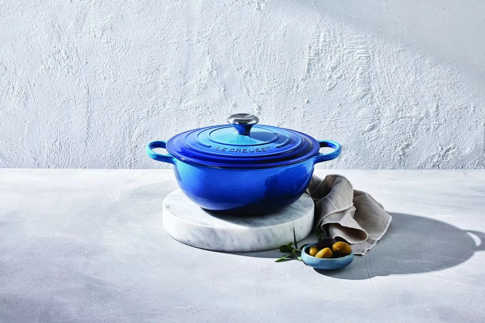 Le Creuset Bräter Marmite Signature Azure - ø 26 cm / 4.1 liter