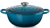 Le Creuset Bräter Marmite Signature Deep Teal - ø 26 cm / 4.1 liter