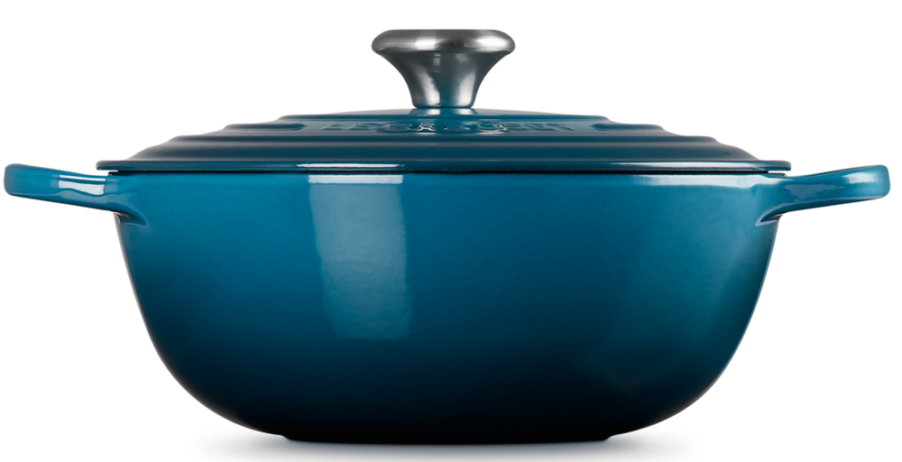 Le Creuset Bräter Marmite Signature Deep Teal - ø 26 cm / 4.1 liter