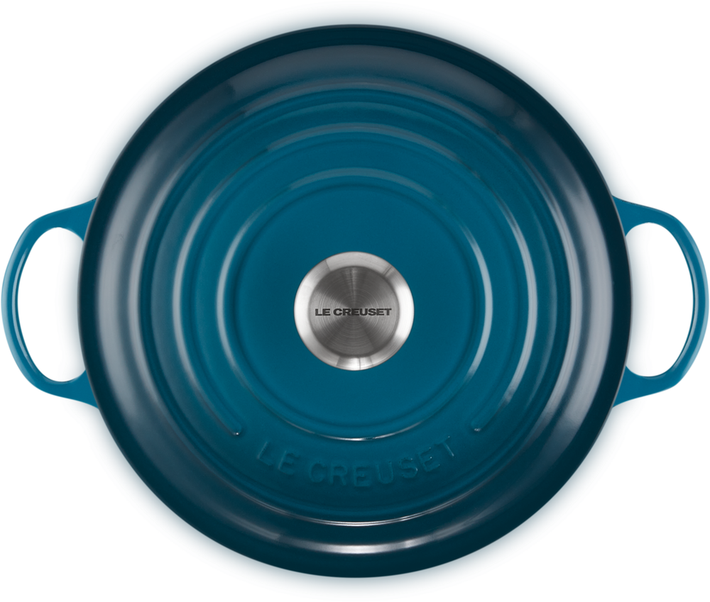 Le Creuset Bräter Marmite Signature Deep Teal - ø 26 cm / 4.1 liter