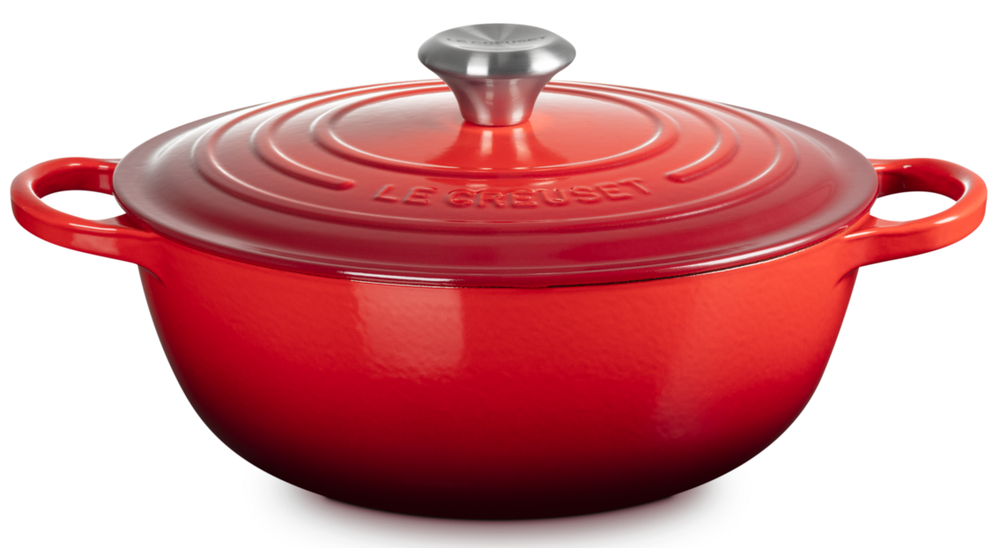 Le Creuset Bräter Marmite Signature Kirschrot - ø 26 cm / 4.1 liter