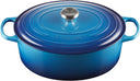 Le Creuset Bräter Oval Signature Azure - ø 33 cm / 7.5 liter