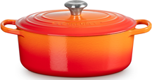 Le Creuset Bräter Oval Signature Ofenrot - ø 29 cm / 4.7 liter