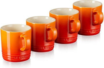 Le Creuset Becher Orangerot 350 ml - 4 Stück