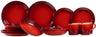 Le Creuset Geschirrset Kirsche rot 16-teilig