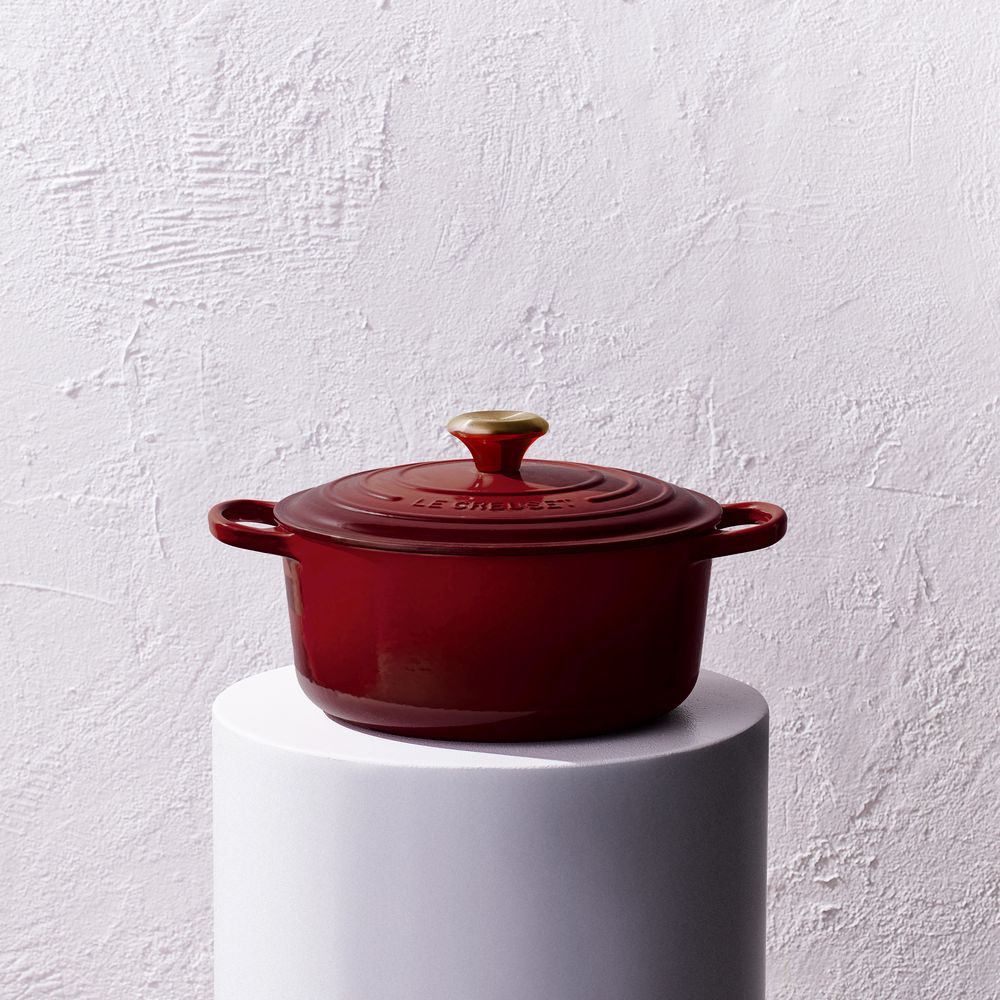 Le Creuset Bräter Signature – Garnet – ø 24 cm / 4.2 Liter