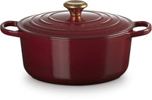 Le Creuset Bräter Signature – Garnet – ø 26 cm / 5.3 Liter