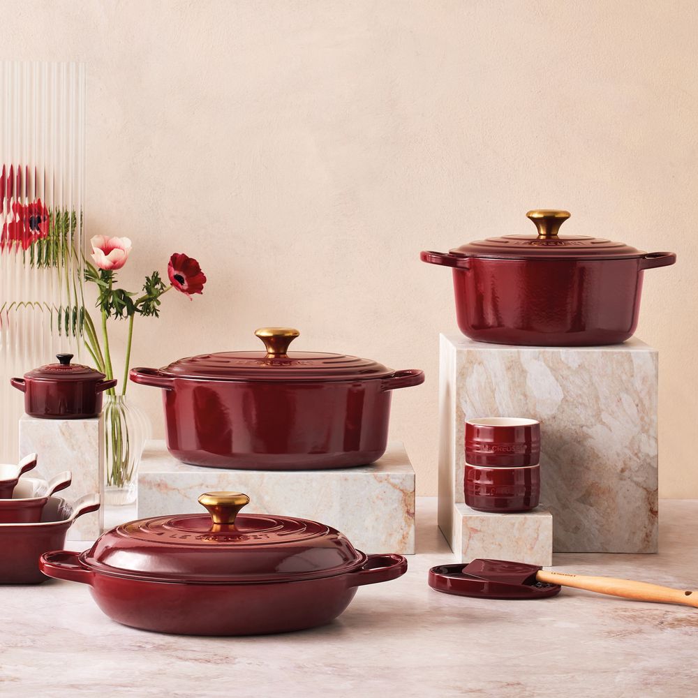 Le Creuset Bräter Signature – Garnet – ø 20 cm / 2.4 Liter