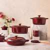 Le Creuset Bräter Signature – Oval – Garnet – ø 31 cm / 6.3 Liter