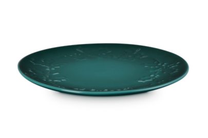 Le Creuset Kleiner Teller - Holly Christmas - Artichaut Green - ø 19 cm