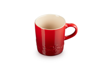 Le Creuset Kaffeetasse - Holly Christmas - Kirschrot - 200 ml