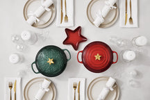 Le Creuset Kleiner Teller - Holly Christmas - Artichaut Green - ø 19 cm