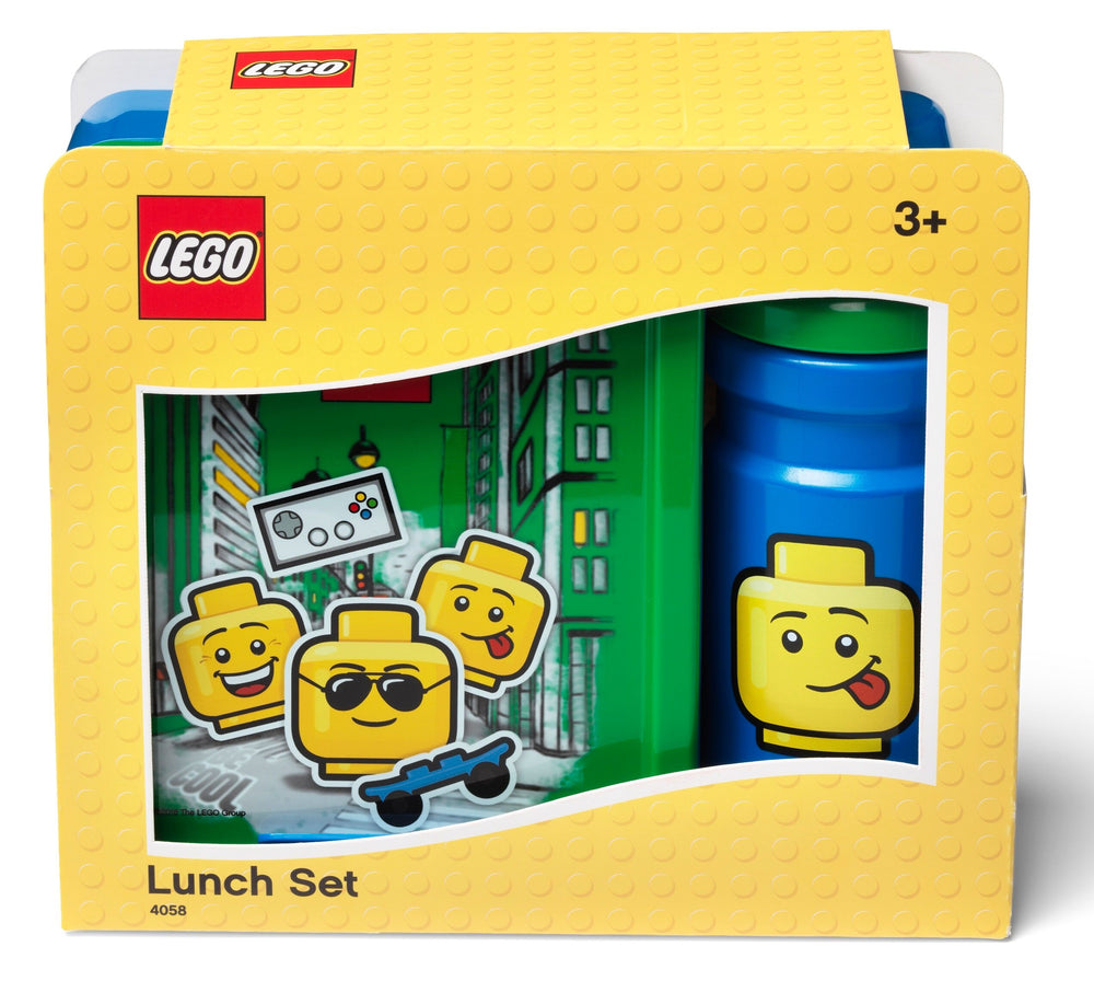 LEGO® Lunch-Set Classic - Grün/ Blau