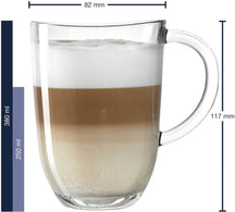 Leonardo Latte Macchiato Gläser + Untertassen Napoli - 6 Stück