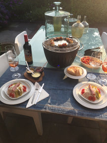 LotusGrill BBQ / Tischgrill Classic Hybrid - Gas oder Holzkohle - ø 35 cm - Anthrazit