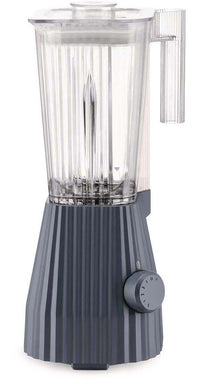 Alessi Mixer Plissé - 5 Geschwindigkeiten + Turbostufe - grau - Michele de Lucchi - 1.5 Liter - MDL09 G