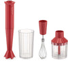 Alessi Stabmixer Set Plissé - Rot - Michele de Lucchi - MDL10SR