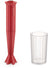 Alessi Stabmixer Plissé - 2 Stufen - rot - Michele de Lucchi - MDL10R