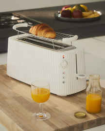 Alessi Plissee-Toaster – Weiß – 1700 W – von Michele De Lucchi – MDL15 W